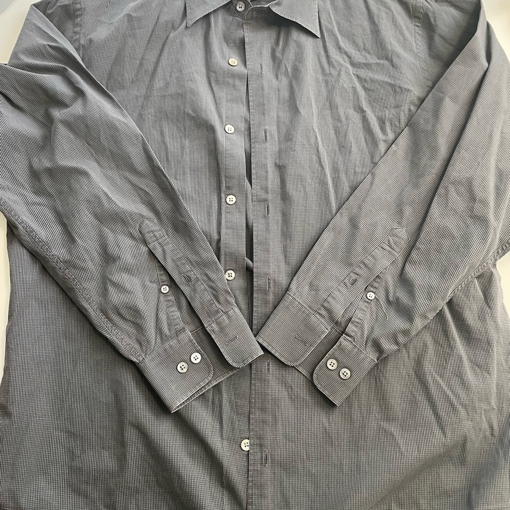 Banana Republic Gray Dress Shirt